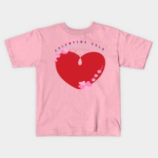 Galentines day heart Kids T-Shirt